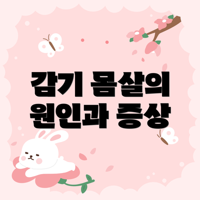 감기 몸살의 원인과 증상