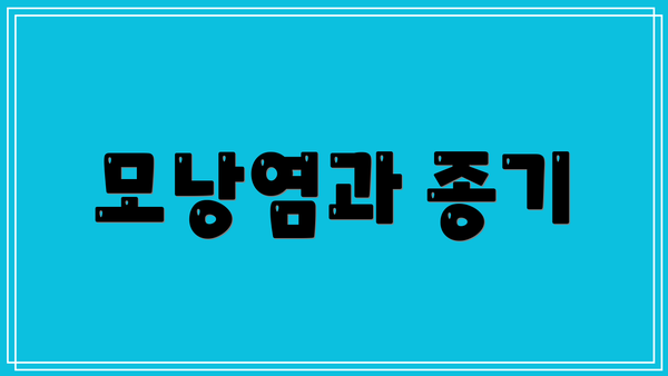 모낭염과 종기