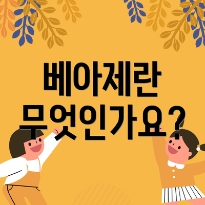 베아제란 무엇인가요?