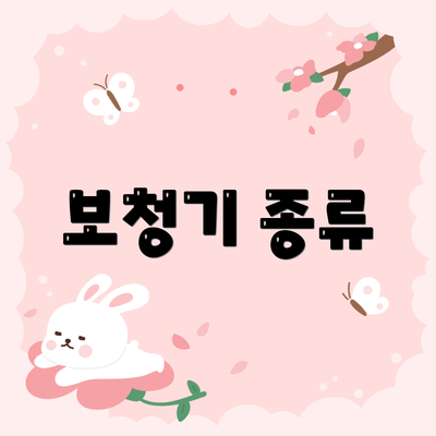 보청기 종류
