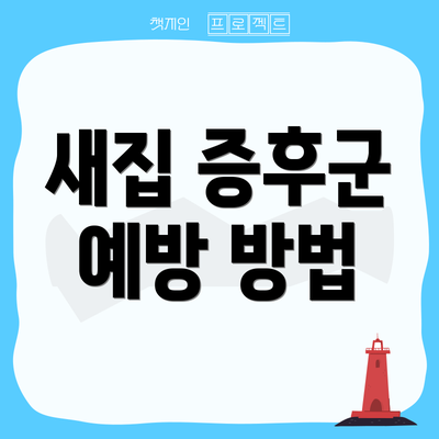 새집 증후군 예방 방법