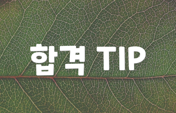 합격 TIP
