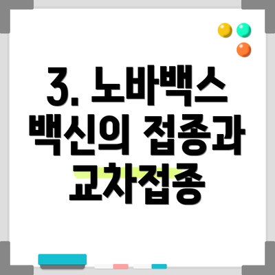 3. 노바백스 백신의 접종과 교차접종