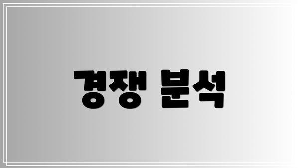 경쟁 분석