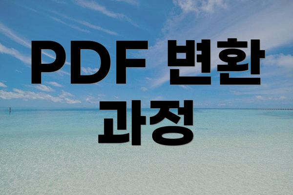 PDF 변환 과정