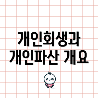 개인회생과 개인파산 개요