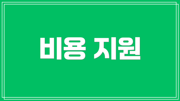비용 지원